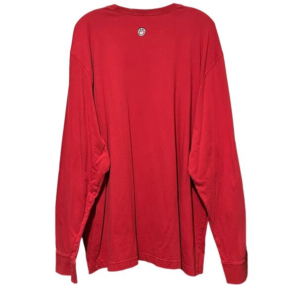 LIFE IS GOOD XXL Winter Wanderland Graphic T Red Men's Classic Fit Long Sleeves - Picture 9 of 9